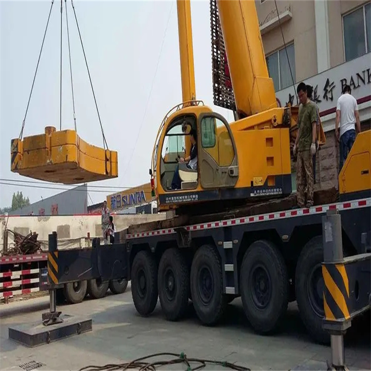 内乡当地吊车出租|机器吊装|75吨|工厂搬迁服务